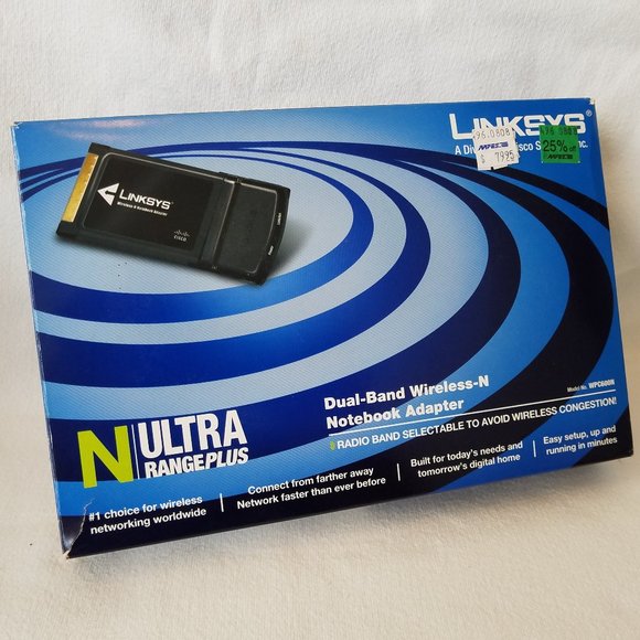 Linksys WPC600N Wireless Adapter EUC - Picture 1 of 5
